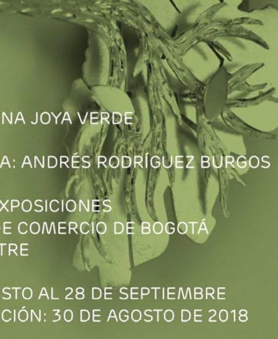 Bogotá, una joya verde. Exposición curada por Andrés Rodriguez, estudiante de la Maestría en Historia del Arte