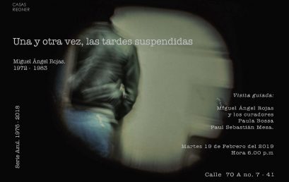 Conversatorio con Miguel Ángel Rojas en el marco de su exposición en Casas Reigner