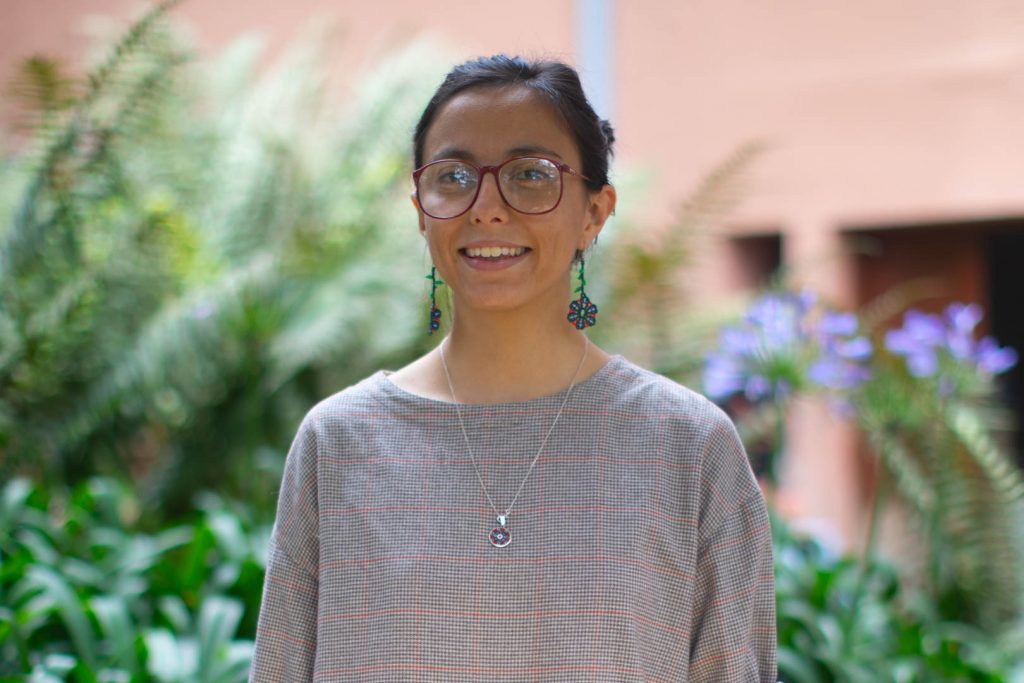 Juanita Eslava, estudiante de Literatura e Historia del Arte, trabajará por dos semestres para el departamento de español.