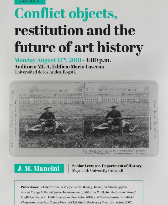 Lecture: Conﬂict objects, restitution and the future of art history