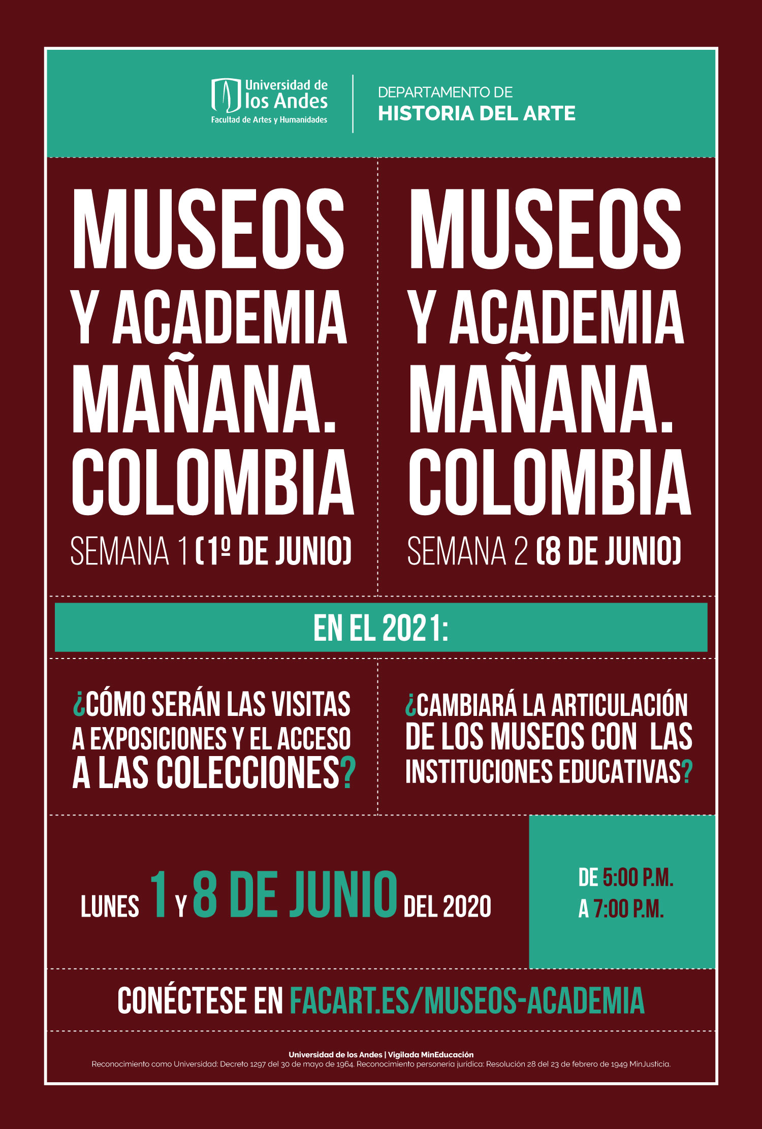 Museos y Academia Mañana. Colombia. (Semana 1)