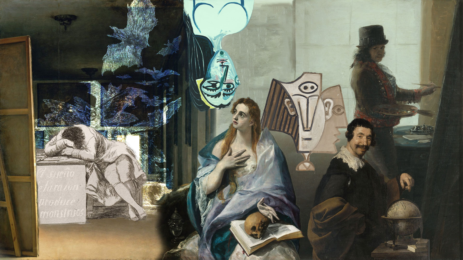 El Greco, Velázquez, Goya y Picasso