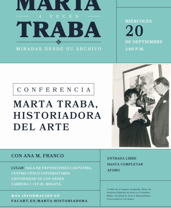 Marta Traba, historiadora del arte, con Ana M. Franco