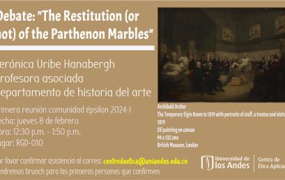 Debate: “The Restitution (or not) of the Parthenon Marbles”