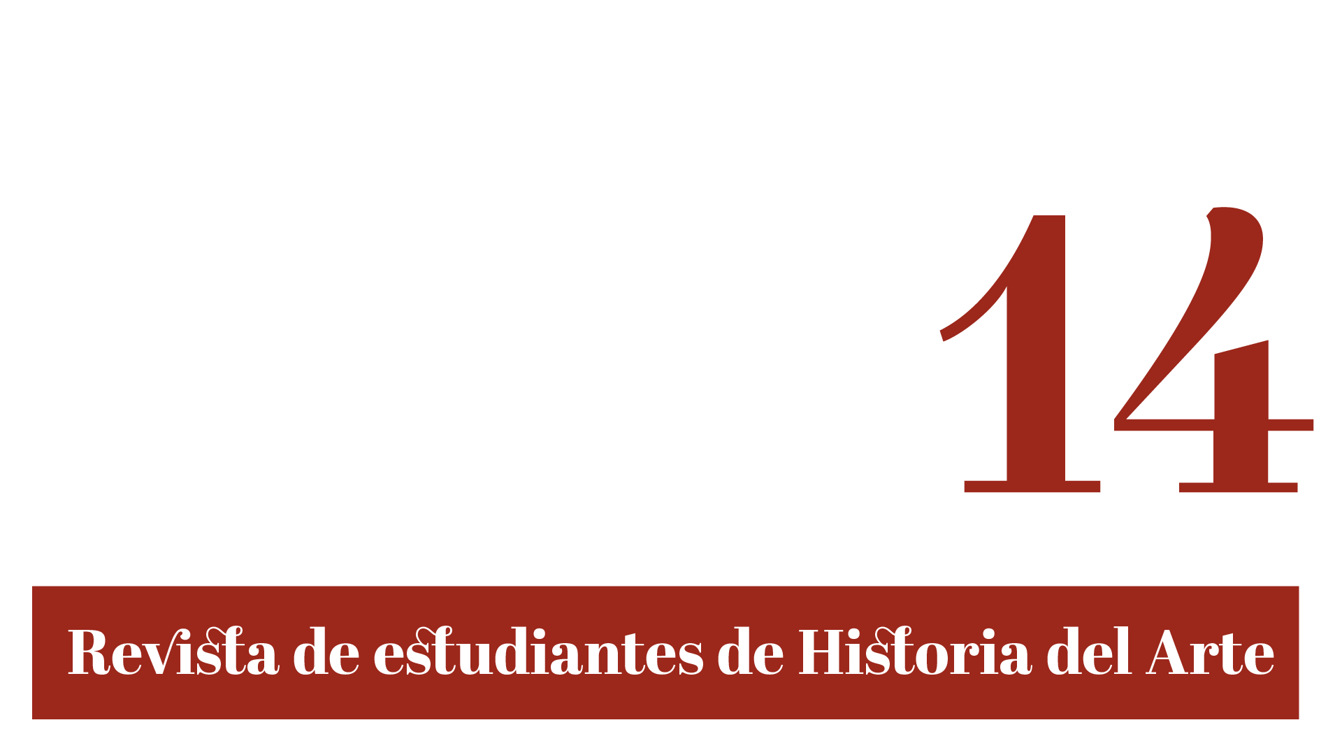 Clío | Revista de historia del arte – Decimocuarta edición