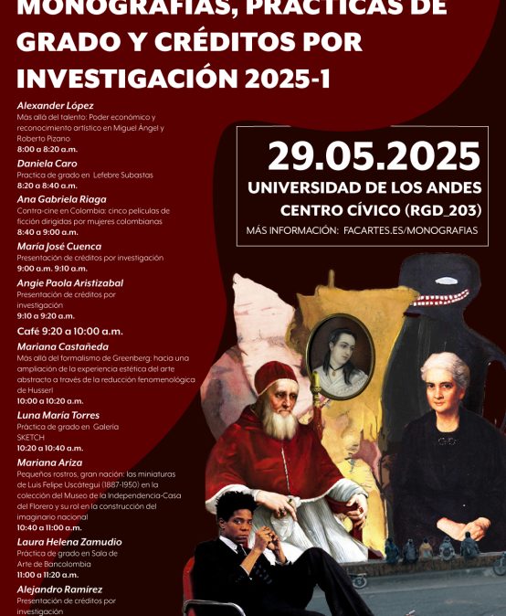 Presentación trabajos de grado programa de Historia del arte