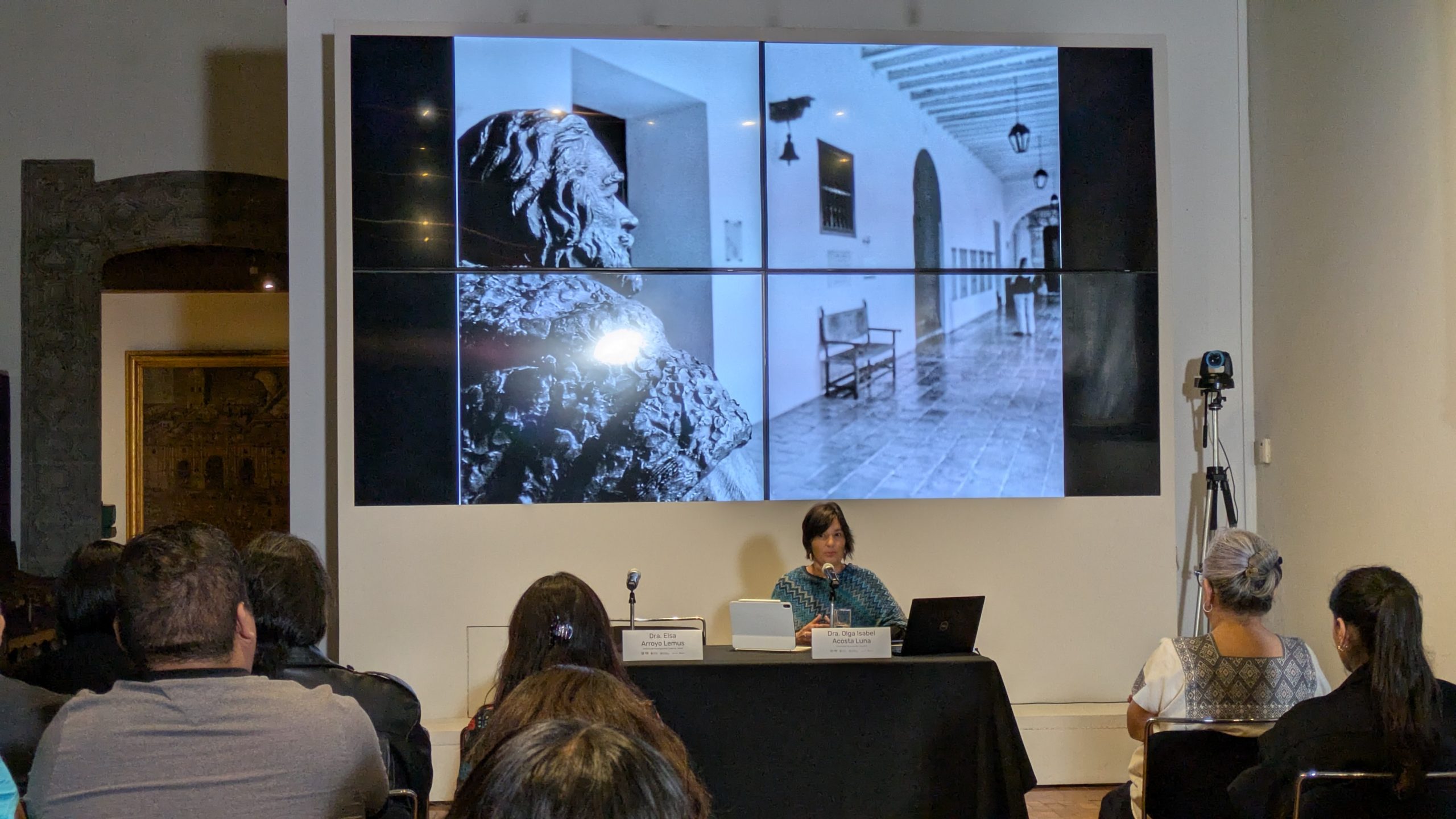 Olga Acosta profesora invitada por el Instituto de Investigaciones Estéticas de la UNAM