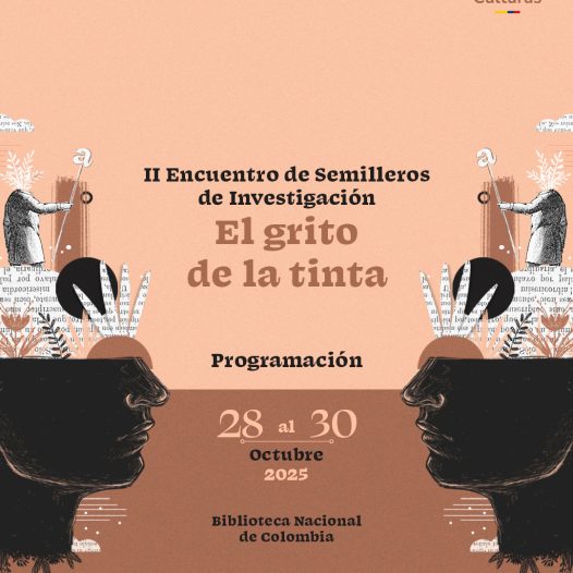 Jueves 30 de octubre de 2025 a las 2:00 p.m. en la Biblioteca Nacional de Colombia